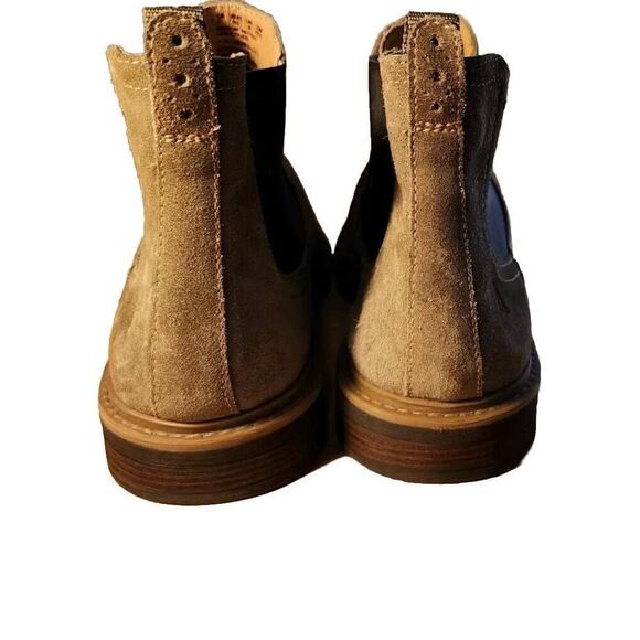 BLN Hush Puppies Men's Chelsea Boot Brown Suede Sz 9 M Pull On Camo - Picture 3 of 5